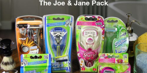 Dorco Joe & Jane Combo Pack $17.20 Shipped (Includes 2 Handles, 12 Cartridges, & 6 Disposable Razors!)