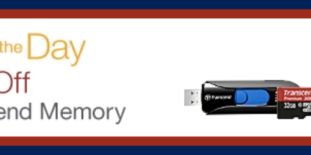 Amazon: 40% Off Select Transcend Memory Cards & USB Drives Today Only (Prices Start at $10.99)