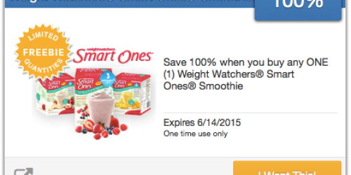 SavingStar: Free Weight Watchers Smart Ones Smoothie (Limited Quantity)