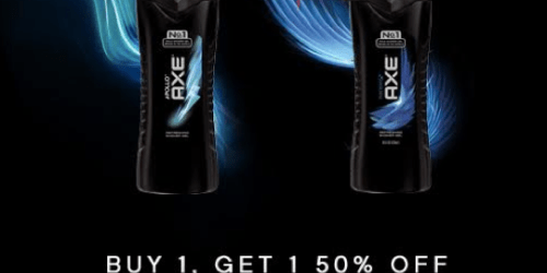 Walgreens: AXE Products Buy 1 Get 1 50% Off (+ Buy 2 and Earn 1,000 Balance Reward Points)