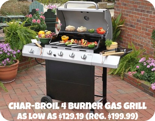 Target Char Broil 4 Burner Gas Grill As Low As 129.19