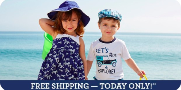 Gymboree.com: Free Shipping on ALL Orders Today Only = Girl’s Pants $4.99 Shipped (Reg. $26.95)