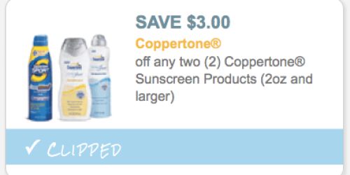 High Value $3/2 Coppertone Sunscreen Printable Coupon Reset + Target Deal Ideas