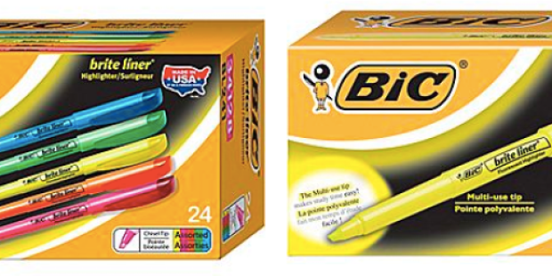 Staples.com: 24 Pack of BIC Brite Liner Highlighters ONLY $4 Shipped (Regularly $10.79)