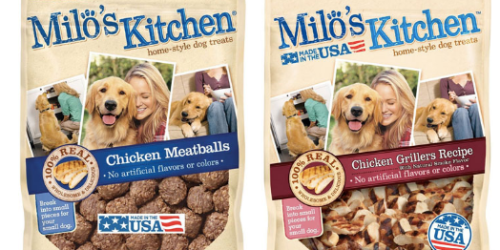 Milo’s Kitchen Dog Treats – Chicken Grillers or Chicken Meatballs 2-Pack ONLY $4.97 Shipped