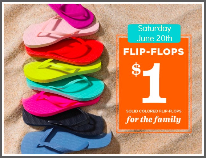 Old Navy 1 Flip Flops Sale This Saturday AND First 50 Customers Get