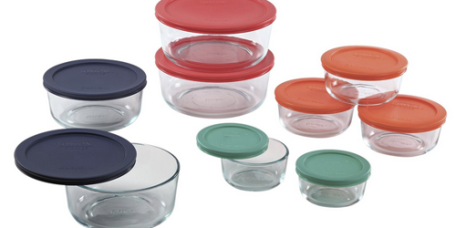 Amazon: Pyrex Glass Food Storage 18 Piece Set Only $22.99 (TODAY ONLY)