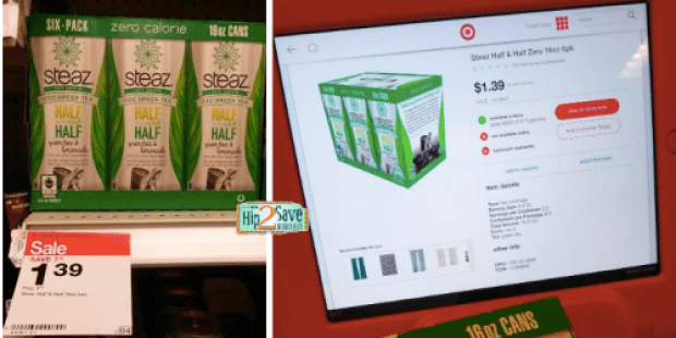 Target: *HOT* Steaz Organic Tea 6-Pack Possibly ONLY $1.39 (Regularly $8.49!)