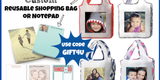 *NEW* Shutterfly Offer: Free Custom Reusable Shopping Bag or Notepad (Use Code GIFT4U)