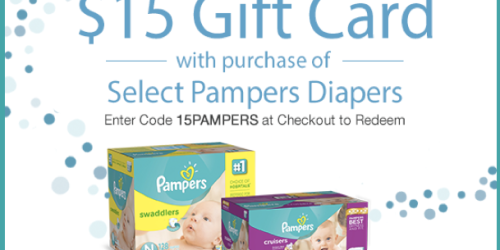 Amazon Mom: Free $15 Gift Card w/ Select Pampers Purchase = 11¢ Per Training Pant Shipped