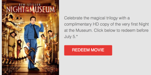 Google Play: Possible FREE Night at the Museum Movie Download (Check Your Inbox)