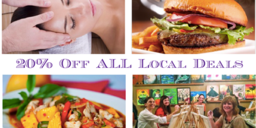 20% Off ANY Local Groupon w/ Code LOCAL20