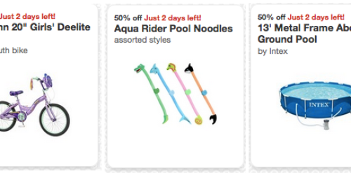 Target Cartwheel: *New* 50% Off Schwinn Bike, Pool Noodles & More (+ OFF! Deep Woods Only $1.75)