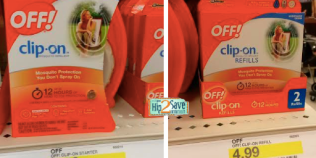 Target: OFF! Clip-On Starter Kit AND 2 Count Refill Pack ONLY $2.40 Each