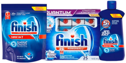 New $0.55/1 Finish Detergent & Rinse Aid Coupons = Nice Deals at Walmart (After Exclusive Ibotta Rebates)