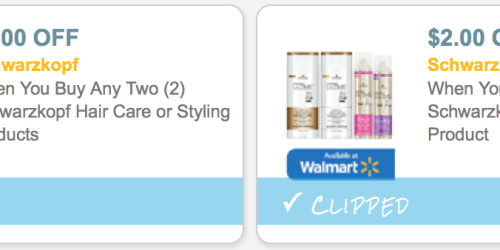 High Value Schwarzkopf Hair Care Product Coupons = Nice Deal at Walmart (After Exclusive Ibotta Rebates)