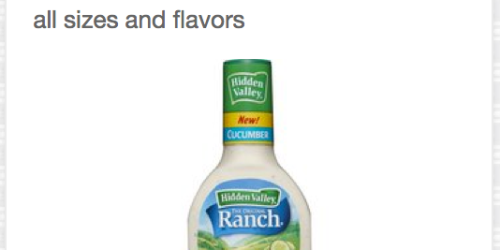 Target: Hidden Valley Flavored Ranch Dressing $1.24 Each (+ Nature Made Kids First Vitamins $3.99 Each)