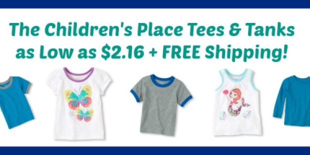 The Children’s Place Tees Only $2.16 Shipped