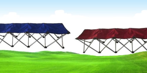 Highly Rated Ozark Trail 4-Person Foldable Camping Bench Only $17 (Reg. $39.97) + FREE Store Pickup