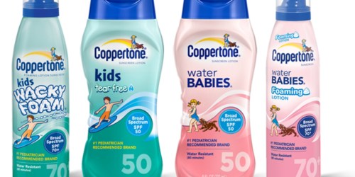 *NEW* $3/2 Coppertone Kids or WaterBabies Sunscreen Coupon = Only $2 Each at Target