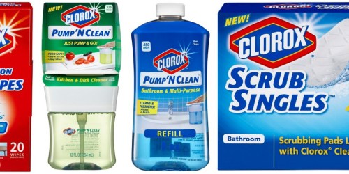 High Value Clorox Coupons + 10% Off Cartwheel Offers = Clorox Pump ‘N Clean Only $1.39 at Target + More