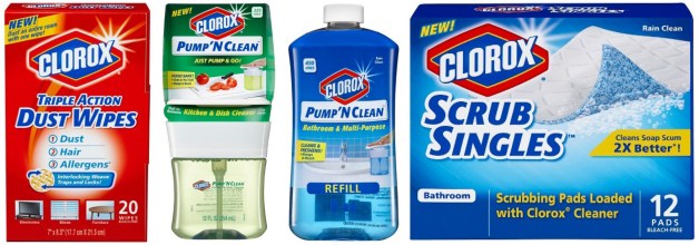 Print 3 New Clorox Cleaning Coupons