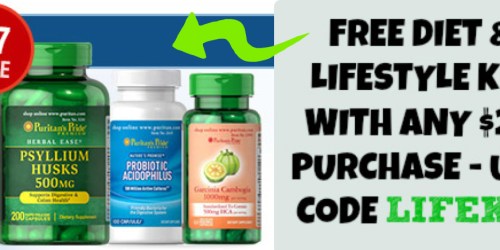 Puritan’s Pride: Free Diet & Lifestyle Kit ($37 Value) with $20 Purchase = Nice Deal on Coconut Oil + More