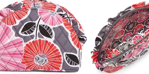 Vera Bradley: Monogrammed Ruffle Cosmetic Bag ONLY $16.80 Shipped (Reg. $24!) + More