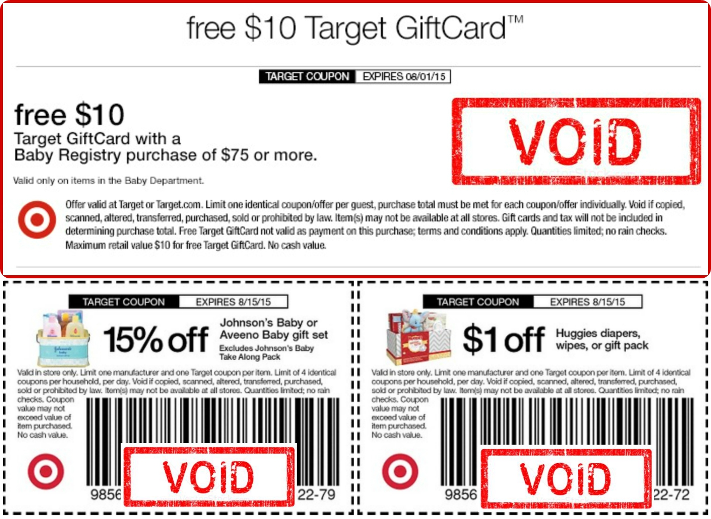 target baby coupons in store