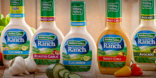 Rare $1/1 Hidden Valley Flavored Ranch Coupon *RESET* = Only $1.29 Each at Target (Thru 7/18)