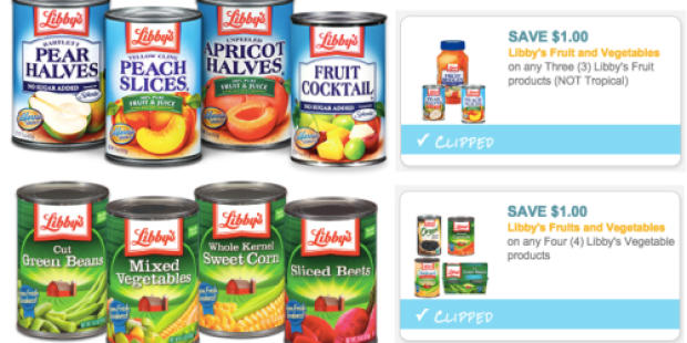 *NEW* Libby’s Vegetable & Fruit Coupons