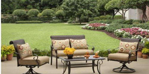 Walmart: Better Homes and Gardens Riverwood 4-Piece Patio Set Only $349 (Reg. $628) + Free Shipping