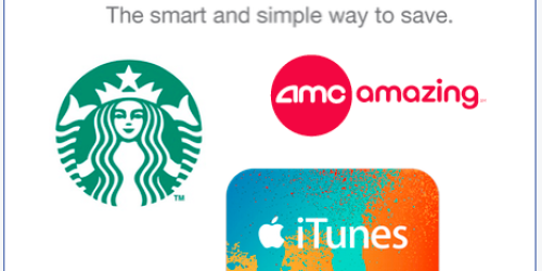 SavingStar: Use Your Earnings to Score Starbucks, AMC Theatres & iTunes Gift Cards