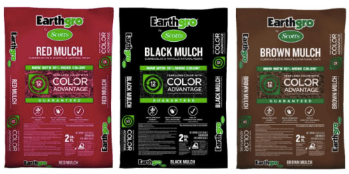 Home Depot: Scotts EarthGro Mulch in Red, Black & Brown Only $2 (Reg. $3.33)