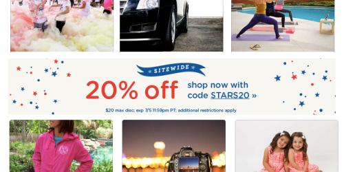 Living Social: 20% Off Your Entire Purchase