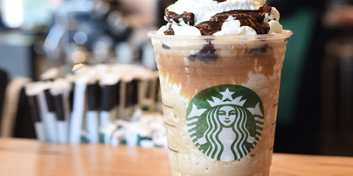 Starbucks: Caramel Cocoa Cluster Grande Frappuccino ONLY $3 + Possible Buy 3 Get 1 Free Offer