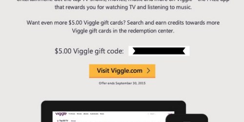 Bing Rewards Members: Possible FREE $5 Viggle Gift Code (Check Your Inbox)