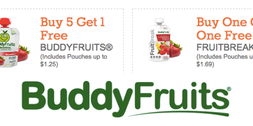 2 *NEW* BuddyFruit Printable Coupons =  FruitBreak Pouches Only 66¢ Each at Walmart