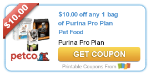 *NEW* $10/1 Purina Pro Plan Pet Food or Cat Litter Coupon = HOT Buys at Petco (Print Coupon NOW)