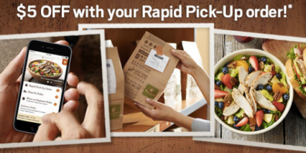 Panera Rewards Members: *POSSIBLE* $5 Off Your Online Order (Check Your Inbox/Account)