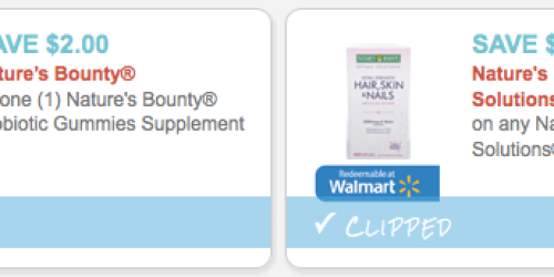 *NEW* Nature’s Bounty Coupons + Buy 1 Get 1 FREE Sale at Walgreens, CVS & Rite Aid