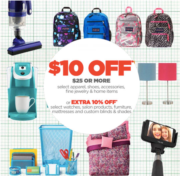 JCPenney *NEW* 10 Off 25 Purchase Coupon Includes Sale & Clearance