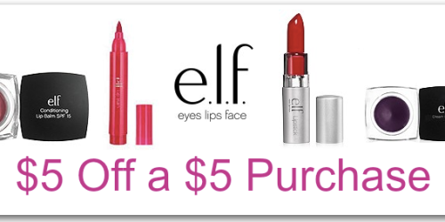 e.l.f Cosmetics: *HOT* $5 Off ANY $5+ Purchase with Code GET5 (Just Pay Shipping)