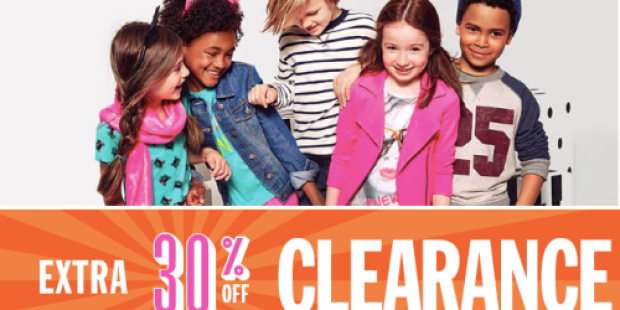 The Children’s Place: Extra 30% Off Clearance + Free Shipping = *HOT* Deals on Tees, Baby Bodysuits