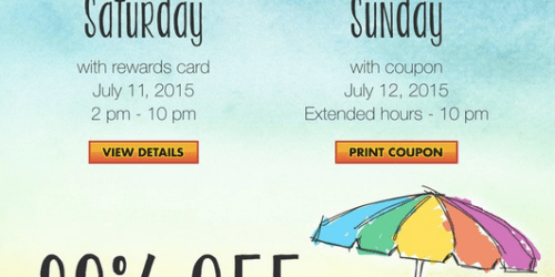 Big Lots: 20% Off Your ENTIRE Purchase for Buzz Club Members on 7/11 (Valid 2PM-10PM) + More