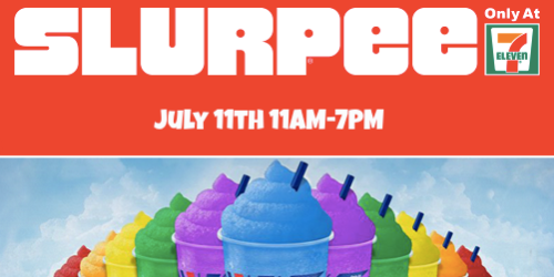 7-Eleven: *FREE* Small Slurpee Tomorrow 11AM-7PM (+ Score Week-Long Freebies Through 7/18)