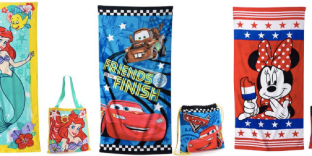 Kohl’s Cardholders: Disney Beach Towel AND Bag Set ONLY $6.99 Shipped (Frozen, Little Mermaid & More)