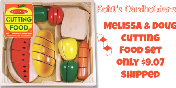 Kohl’s Cardholders: Melissa & Doug Cutting Food Set ONLY $9.07 Shipped (Regularly $19.99)