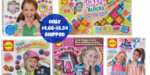 Kohl’s Cardholders: ALEX Arts & Crafts Kits ONLY $4.66-$5.54 Shipped (Great Items for Gift Closet)