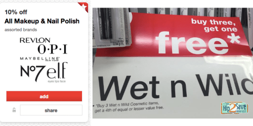 Target: Wet n Wild Cosmetics ONLY 64¢ Each (NO Coupons Needed!)